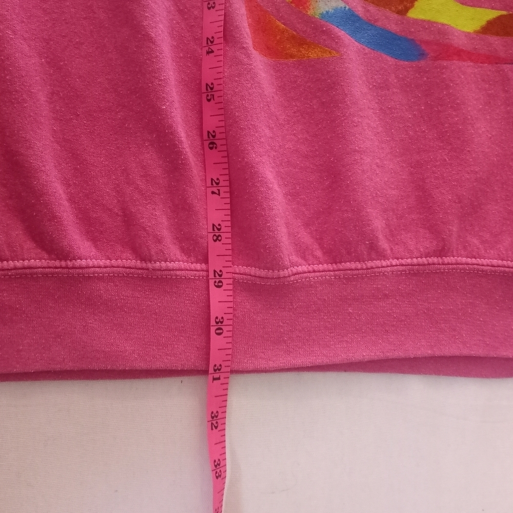 Urban Outfitters Overdyed Pink Nirvana Oversized Baggy Comfy Grunge Sweatshirt - Picture 9 of 11